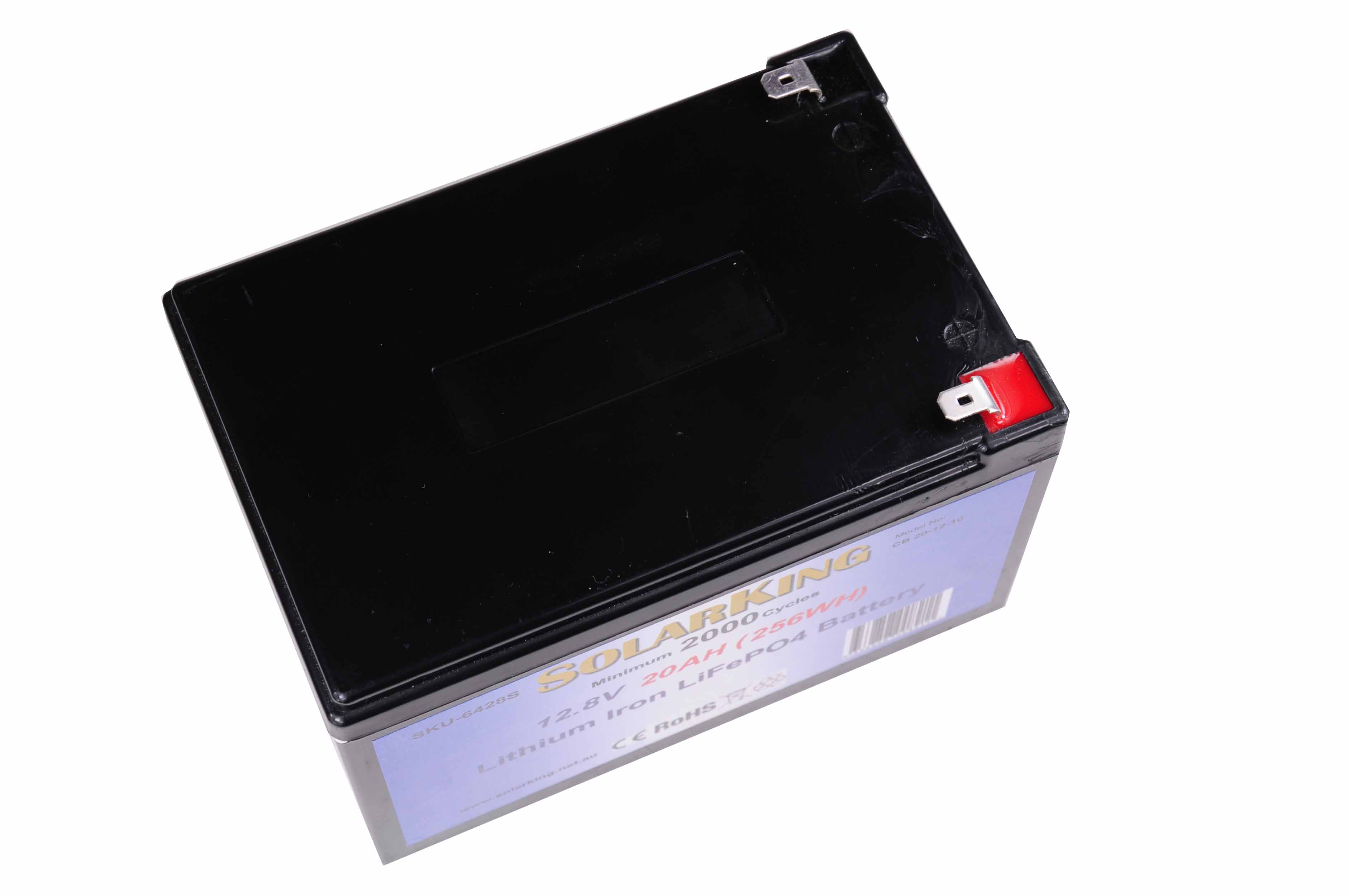 12.8V 20AH SolarKing Lithium Battery CB-20-12-10